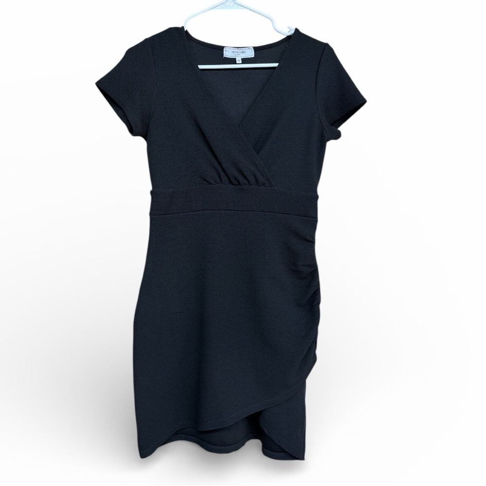 Chic Asymmetrical Black Dress